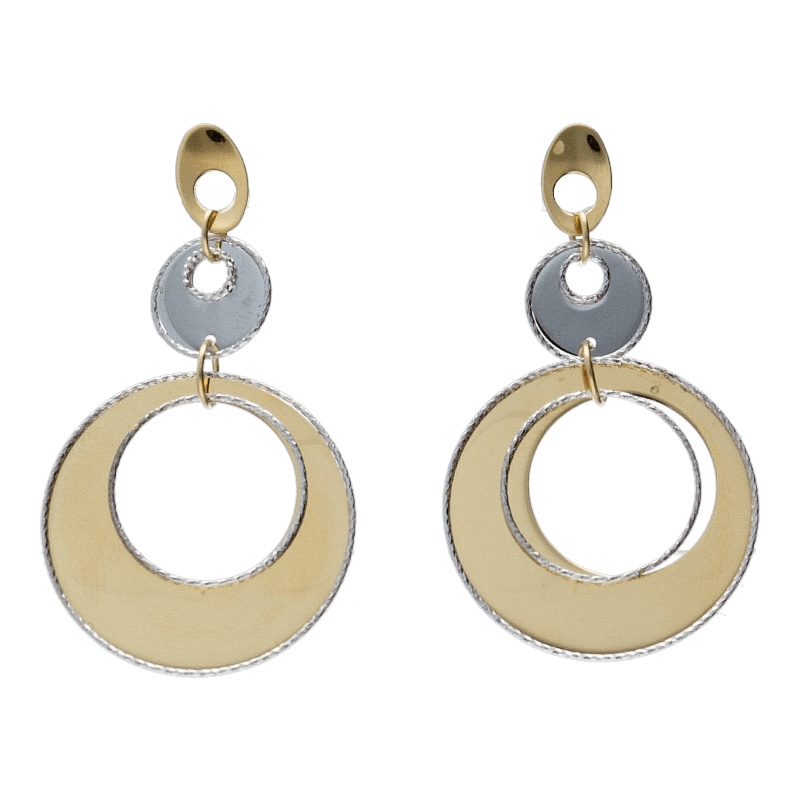 Eleganti orecchini pendenti in oro 750, un gioiello di lusso perfetto per un'occasione speciale. Scopri la raffinatezza dell'alta gioielleria.