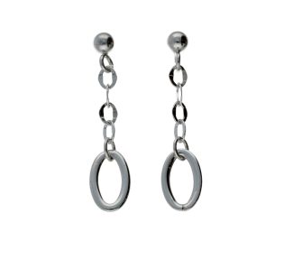 Eleganti orecchini pendenti in oro 750, un gioiello di lusso perfetto per un'occasione speciale. Scopri la raffinatezza dell'alta gioielleria.