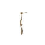 Eleganti orecchini pendenti in oro 750, un gioiello di lusso perfetto per un'occasione speciale. Scopri la raffinatezza dell'alta gioielleria. (Vista 2)