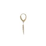 Eleganti orecchini pendenti in oro 750, un gioiello di lusso perfetto per un'occasione speciale. Scopri la raffinatezza dell'alta gioielleria. (Vista 2)