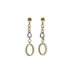 Eleganti Orecchini Donna in Oro 750 Pendenti, un gioiello di lusso perfetto per un'occasione speciale.