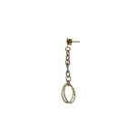 Eleganti Orecchini Donna in Oro 750 Pendenti, un gioiello di lusso perfetto per un'occasione speciale. (Vista 2)