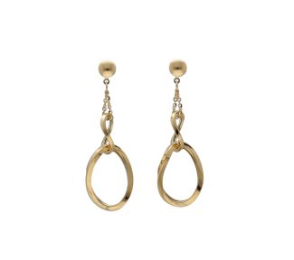 Eleganti orecchini pendenti in oro 750, un gioiello di lusso perfetto per un'occasione speciale. Scopri la raffinatezza dell'alta gioielleria.