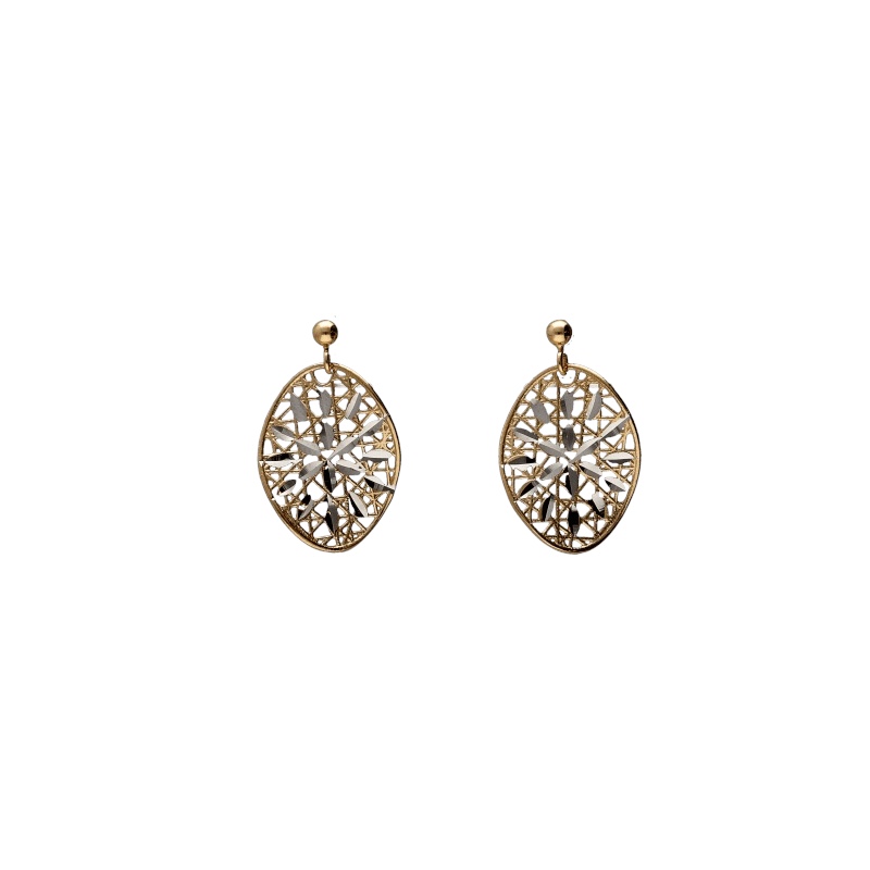 Eleganti Orecchini Donna in Oro 750 Pendenti, un gioiello di lusso per un'idea regalo preziosa.