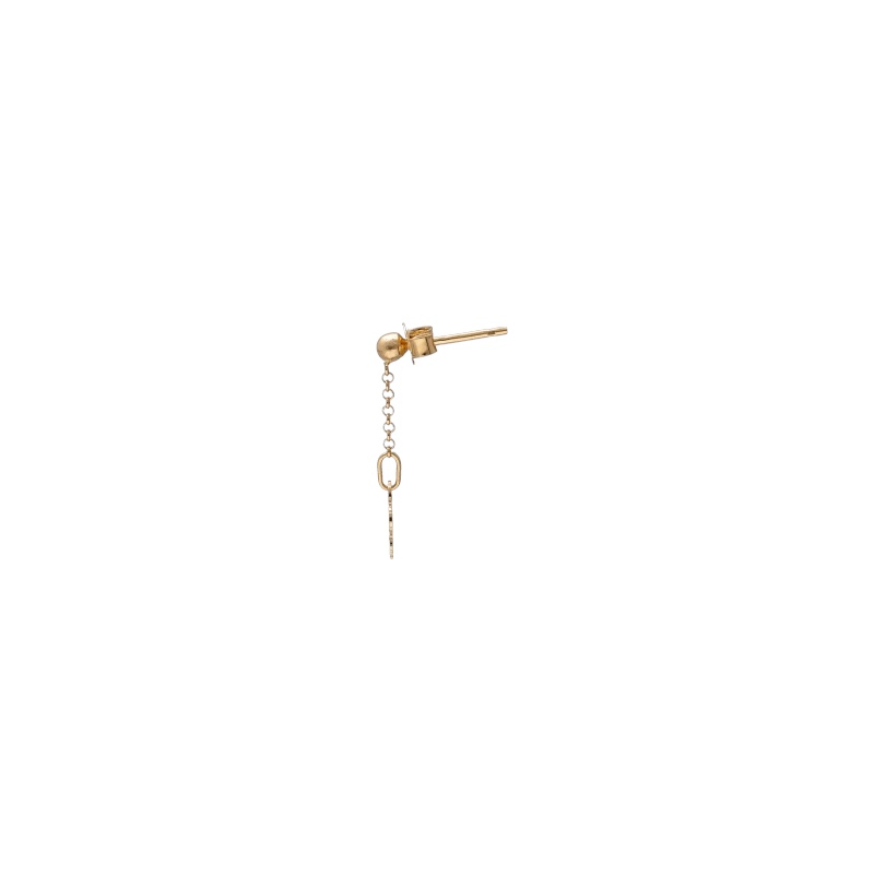 Orecchini pendenti in oro 750, gioielli di lusso per un'eleganza senza tempo. (Vista 2)