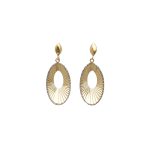 Orecchini pendenti in oro 750, un gioiello di lusso perfetto per un'idea regalo preziosa.