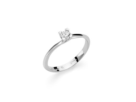 Anello Solitario Miluna Diamante 0.20ct Oro 18kt
