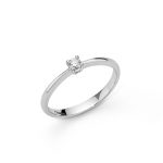Anello Solitario Miluna in oro bianco e diamanti: un gioiello di lusso per celebrare momenti speciali. Scopri la bellezza dei gioielli diamanti.