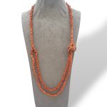 Splendida collana da donna in Corallo Sciacca di Patricia Oro Creations, un gioiello made in italy di alta gioielleria.