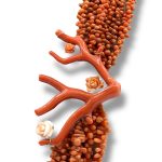 Splendida collana da donna con corallo naturale e ramo, un gioiello unico, realizzato con maestria artigianale. Scopri la bellezza dei gioielli made in italy. (Vista 2)