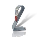 Splendidi orecchini Cammeo con scultura in Corallo Sciacca, un capolavoro di gioielli made in italy, perfetti per un'occasione speciale. (Vista 2)