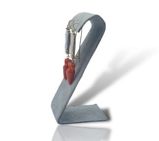 Splendidi orecchini Cammeo con scultura in Corallo Sciacca, un capolavoro di gioielli made in italy, perfetti per un'occasione speciale. (Vista 2)