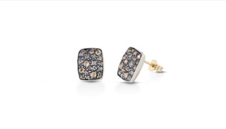 Orecchini Stile Antico Oro 375 e Diamanti Taglio Rose Coronè