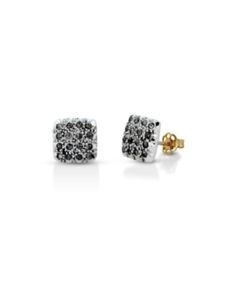 Orecchini Stile Antico Clesi in Oro 375 e Diamanti Taglio Rose Coronè