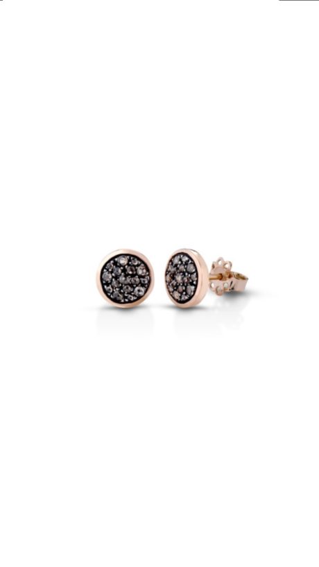 Orecchini Stile Antico in Oro 375 e Diamanti taglio Rose Coronè