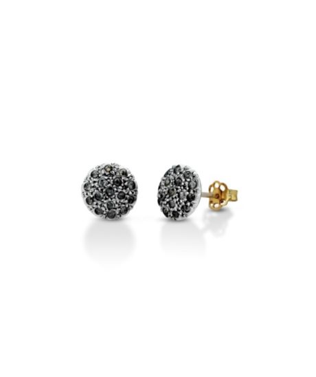 Orecchini Stile Antico Oro 375 Diamanti Taglio Rose Coronè