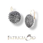 Orecchini stile antico in Oro 750 con diamanti Rose Coroné Clesi Gioielli