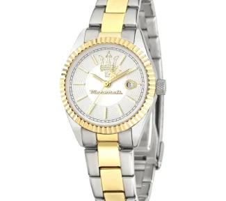 Scopri l'eleganza senza tempo dell'Orologio Femminile Maserati Competizione, un gioiello di lusso che incarna la raffinatezza e lo stile italiano. Perfetto per chi cerca un accessorio prezioso e di alta qualità.