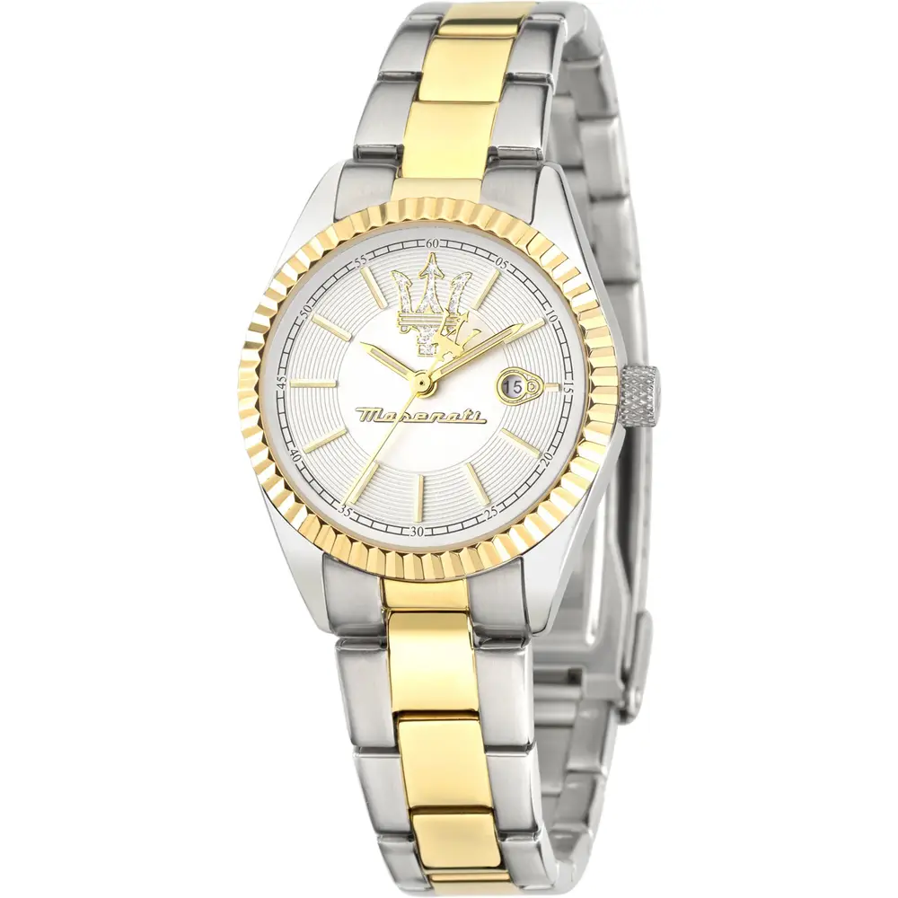 Scopri l'eleganza senza tempo dell'Orologio Femminile Maserati Competizione, un gioiello di lusso che incarna la raffinatezza e lo stile italiano. Perfetto per chi cerca un accessorio prezioso e di alta qualità.