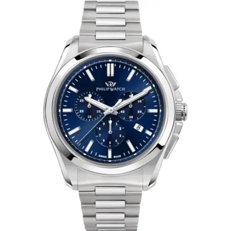 Orologio Philip Watch Amalfi Cronografo Acciaio 43mm