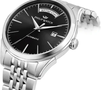 Scopri l'Orologio Maschile Philip Watch Roma, un gioiello di lusso che incarna l'eleganza senza tempo. Perfetto per chi cerca un accessorio di alta gioielleria. (Vista 2)