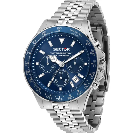 Sector 230 Orologio Uomo Cronografo Acciaio 43mm