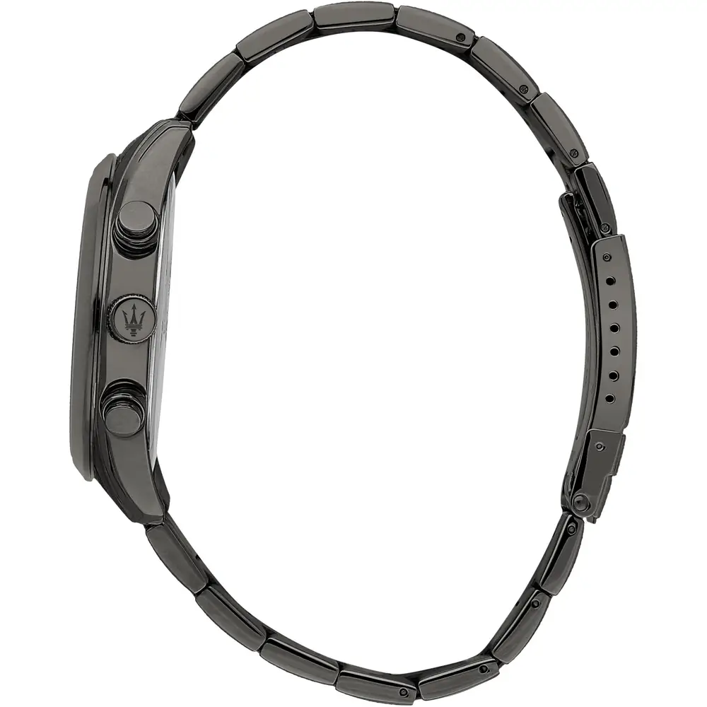 Scopri l'Orologio Maserati Attrazione, un gioiello di lusso per l'uomo moderno. Un accessorio di alta orologeria, perfetto come idea regalo preziosa. (Vista 2)