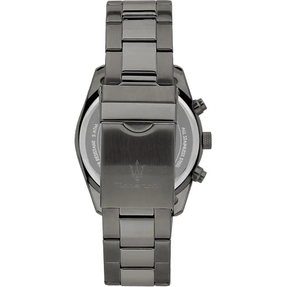 Scopri l'Orologio Maserati Attrazione, un gioiello di lusso per l'uomo moderno. Un accessorio di alta orologeria, perfetto come idea regalo preziosa. (Vista 3)