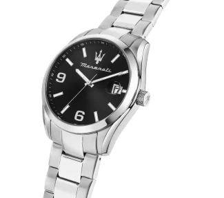 Scopri l'Orologio Maserati Attrazione, un gioiello di lusso per l'uomo moderno. Design elegante e materiali pregiati per un accessorio senza tempo. (Vista 2)