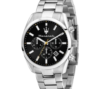 L'orologio Maserati Attrazione, un gioiello di lusso per l'uomo moderno. Design elegante e materiali pregiati per un accessorio senza tempo.