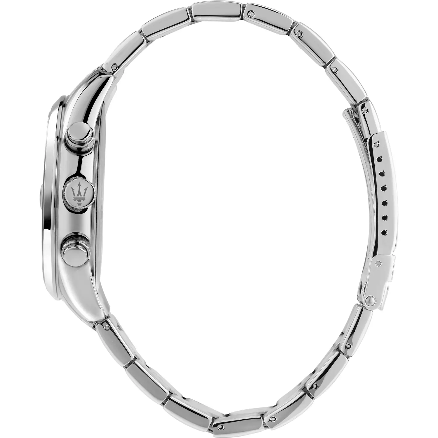 L'orologio Maserati Attrazione, un gioiello di lusso per l'uomo moderno. Design elegante e materiali pregiati per un accessorio senza tempo. (Vista 5)