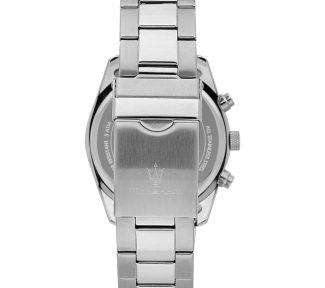 Scopri l'Orologio Maserati Attrazione, un gioiello di lusso per l'uomo moderno. Un accessorio di alta orologeria, perfetto per chi cerca l'eleganza. (Vista 2)