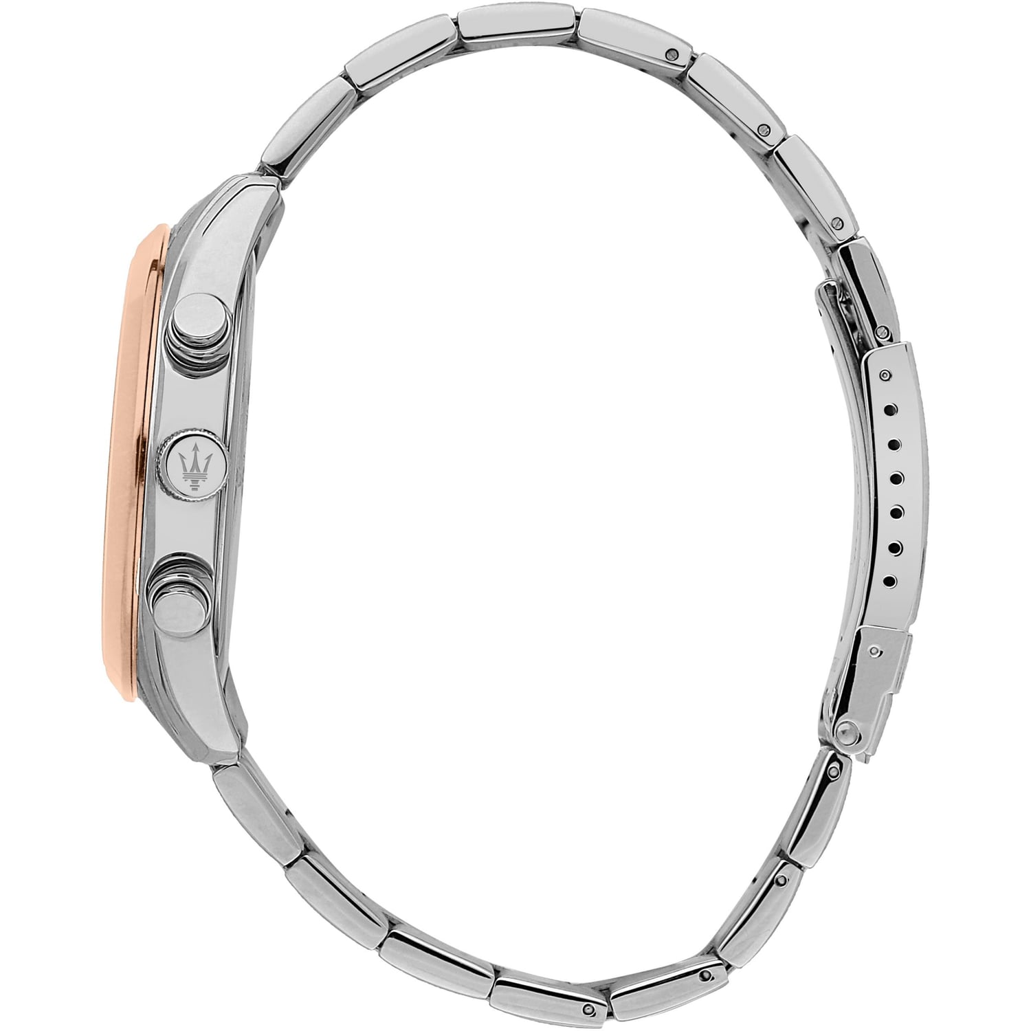 Scopri l'Orologio Maserati Attrazione, un gioiello di lusso perfetto per un regalo prezioso. Esplora la nostra selezione di gioielli di lusso. (Vista 2)