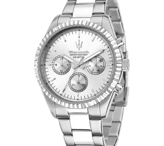 Scopri l'Orologio Maserati Competizione, un gioiello di lusso che incarna l'eleganza e la raffinatezza. Perfetto per chi cerca un accessorio di alta classe.