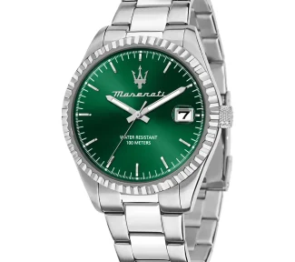 Scopri l'Orologio Maserati Competizione, un gioiello di lusso che incarna l'eleganza e la raffinatezza. Perfetto per chi cerca un accessorio di alta classe.