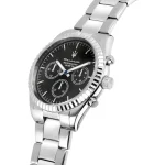 Scopri l'Orologio Maserati Competizione, un gioiello di lusso che incarna l'eleganza e la raffinatezza. Perfetto per chi cerca un accessorio di alta classe. (Vista 3)
