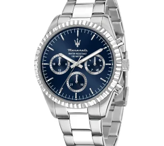 Scopri l'Orologio Maserati Competizione, un gioiello di lusso che incarna l'eleganza e la raffinatezza. Perfetto per chi cerca un accessorio di alta classe.