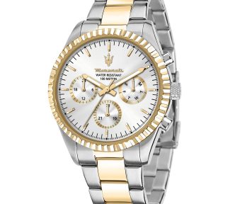 Scopri l'Orologio Maserati Competizione, un gioiello di lusso che incarna l'eleganza e la raffinatezza. Perfetto per chi cerca un accessorio di alta classe.