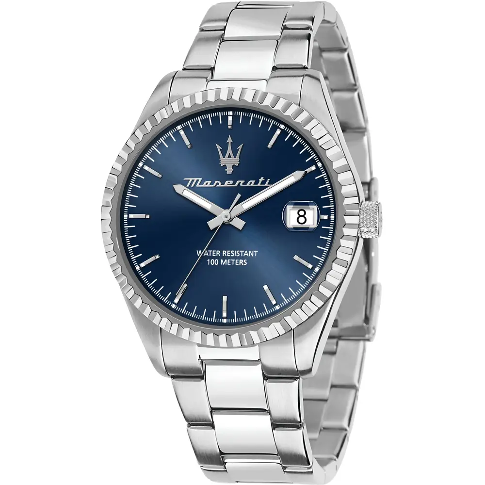 Scopri l'Orologio Maserati Competizione, un gioiello di lusso che incarna l'eleganza e la raffinatezza. Perfetto per chi cerca un accessorio di alta classe.