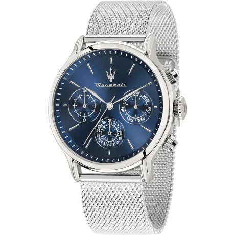 Orologio Maserati Epoca Acciaio Silver Multifunzione