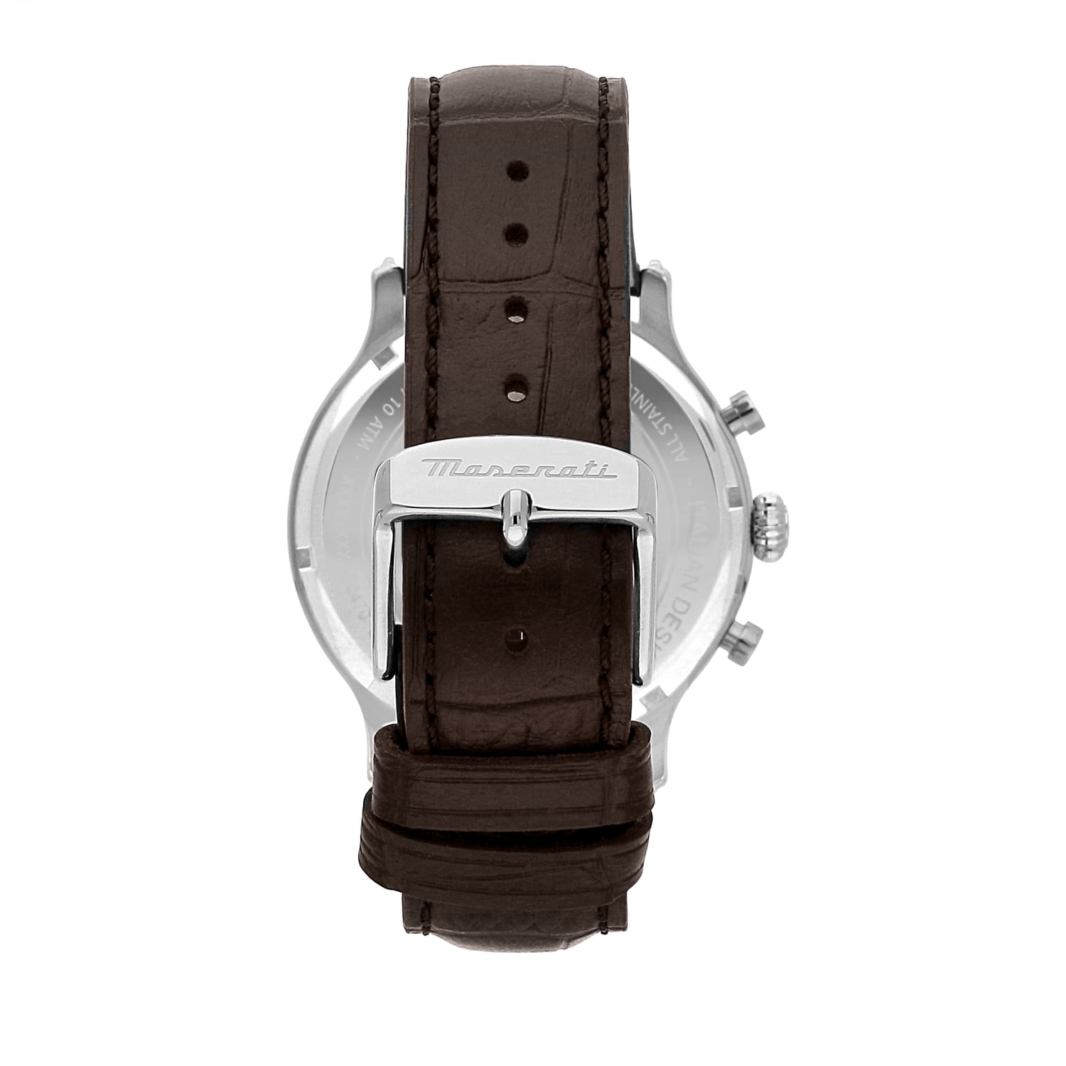 Orologio Maserati Epoca: un gioiello di lusso per l'uomo che ama l'eleganza senza tempo. Scopri la raffinatezza dei dettagli e la qualità dei materiali. (Vista 4)