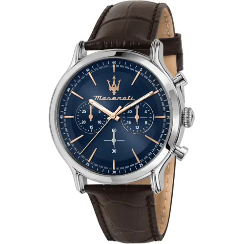 Orologio Maserati Epoca: un gioiello di lusso per l'uomo che ama l'eleganza senza tempo. Scopri la raffinatezza dei dettagli e la qualità dei materiali.