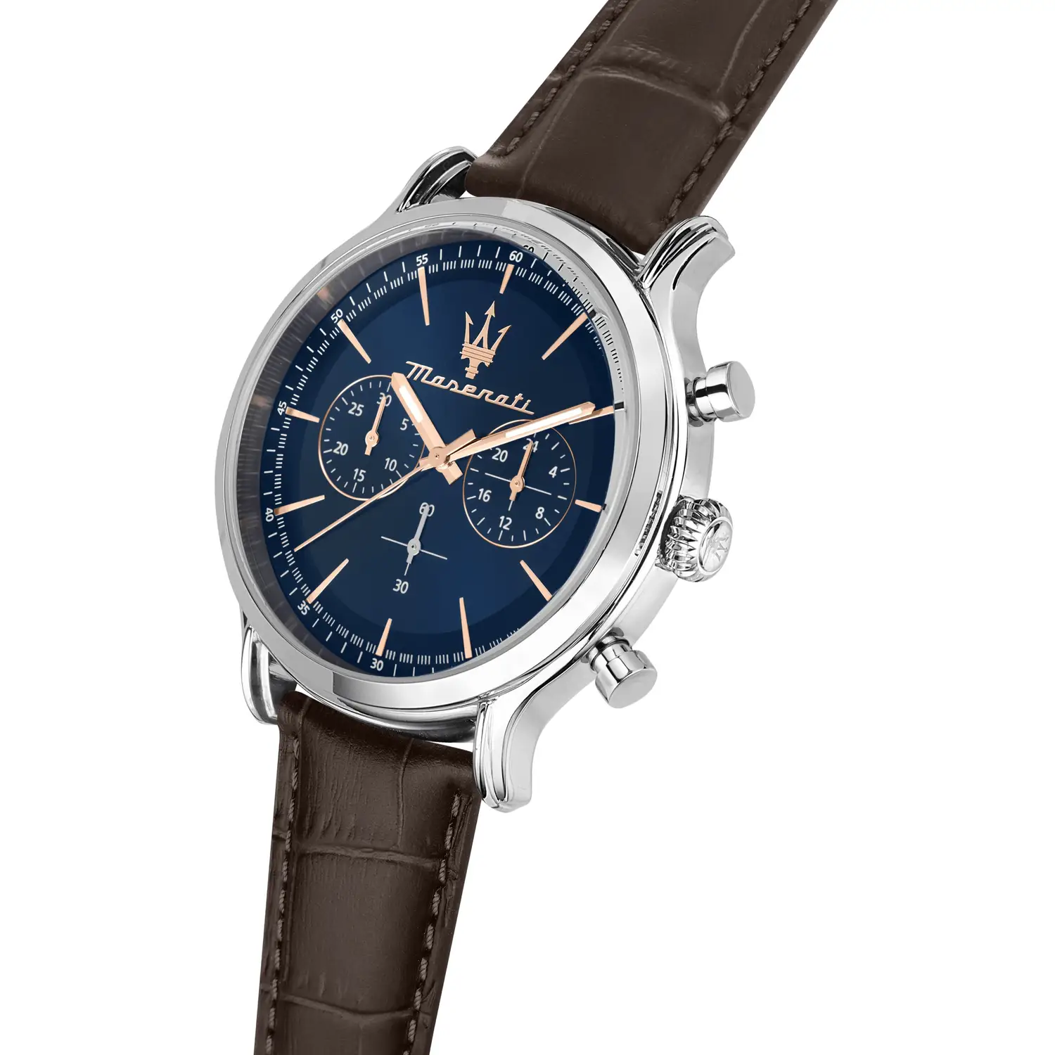 Orologio Maserati Epoca: un gioiello di lusso per l'uomo che ama l'eleganza senza tempo. Scopri la raffinatezza dei dettagli e la qualità dei materiali. (Vista 2)