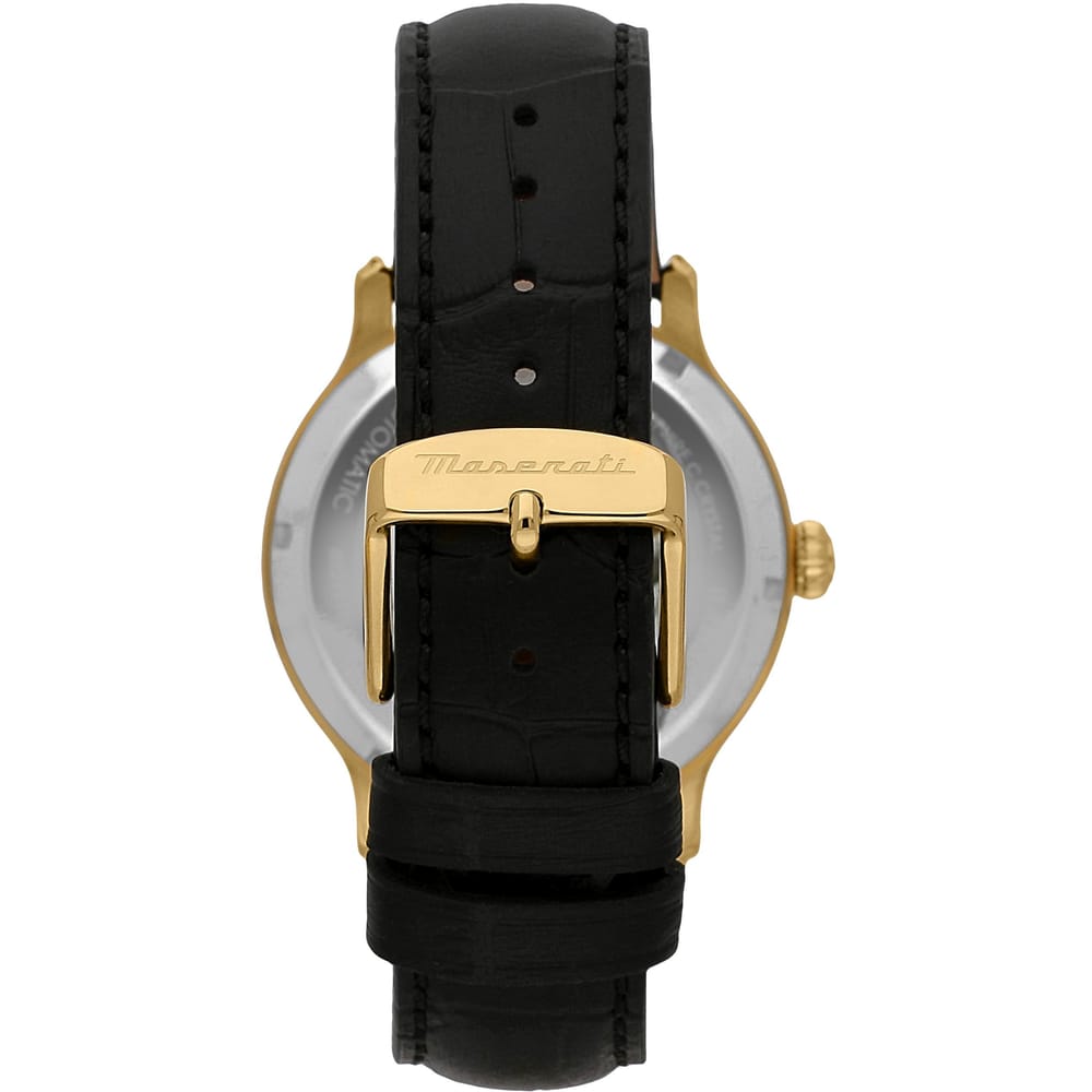 Scopri l'Orologio Maserati Epoca, un gioiello di lusso per l'uomo moderno. Un'idea regalo preziosa per chi ama l'eleganza senza tempo. (Vista 2)