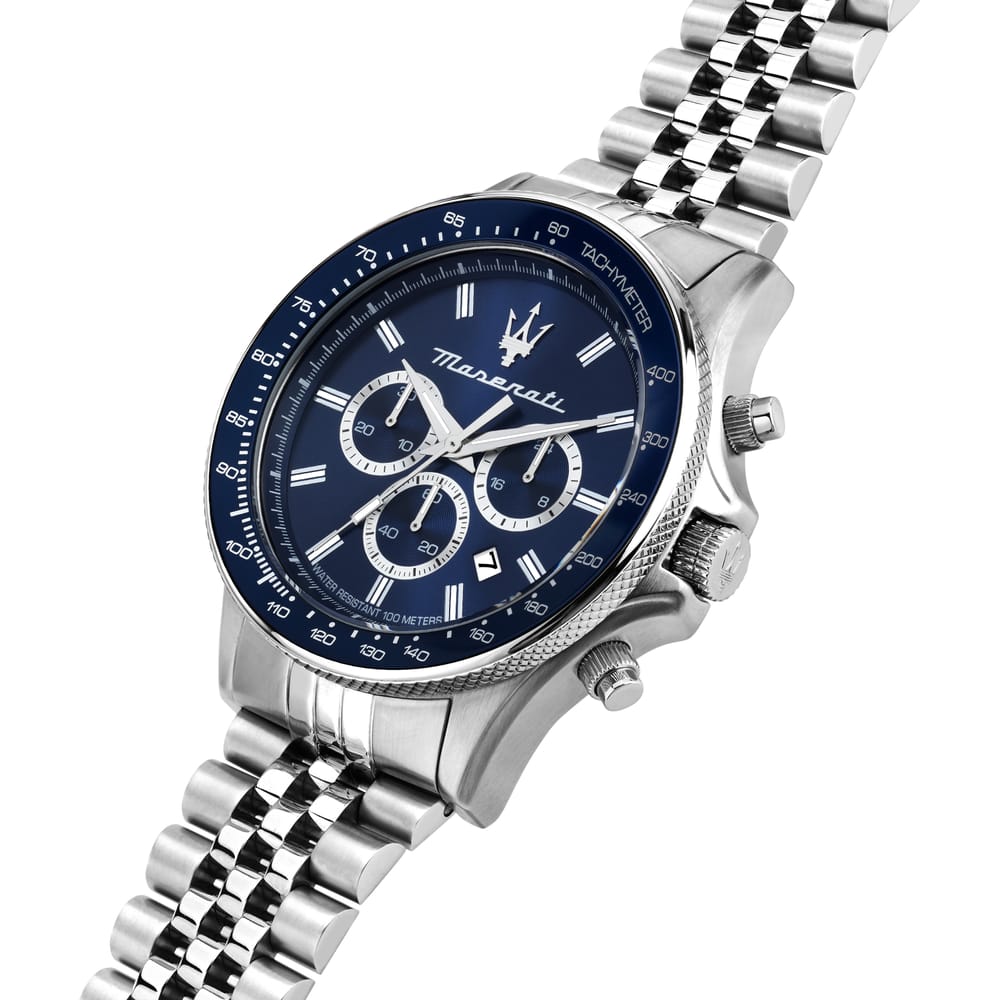 L'orologio Maserati Sfida, un gioiello di lusso per l'uomo moderno. Un'idea regalo preziosa per chi ama l'alta orologeria. (Vista 4)