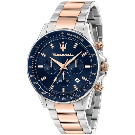 Orologio Maschile Maserati Sfida Cronografo Acciaio 44mm