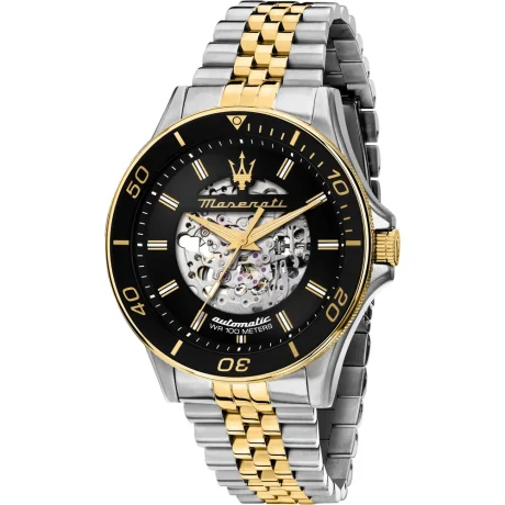 Orologio Maserati Sfida Uomo Acciaio Quadrante Silver 44mm