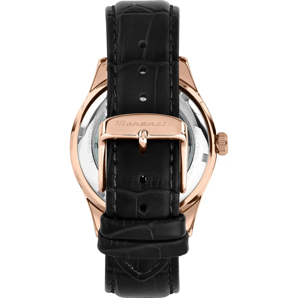 Scopri l'Orologio Maserati Sorpasso, un gioiello di lusso per l'uomo moderno. Design italiano e materiali pregiati. (Vista 2)