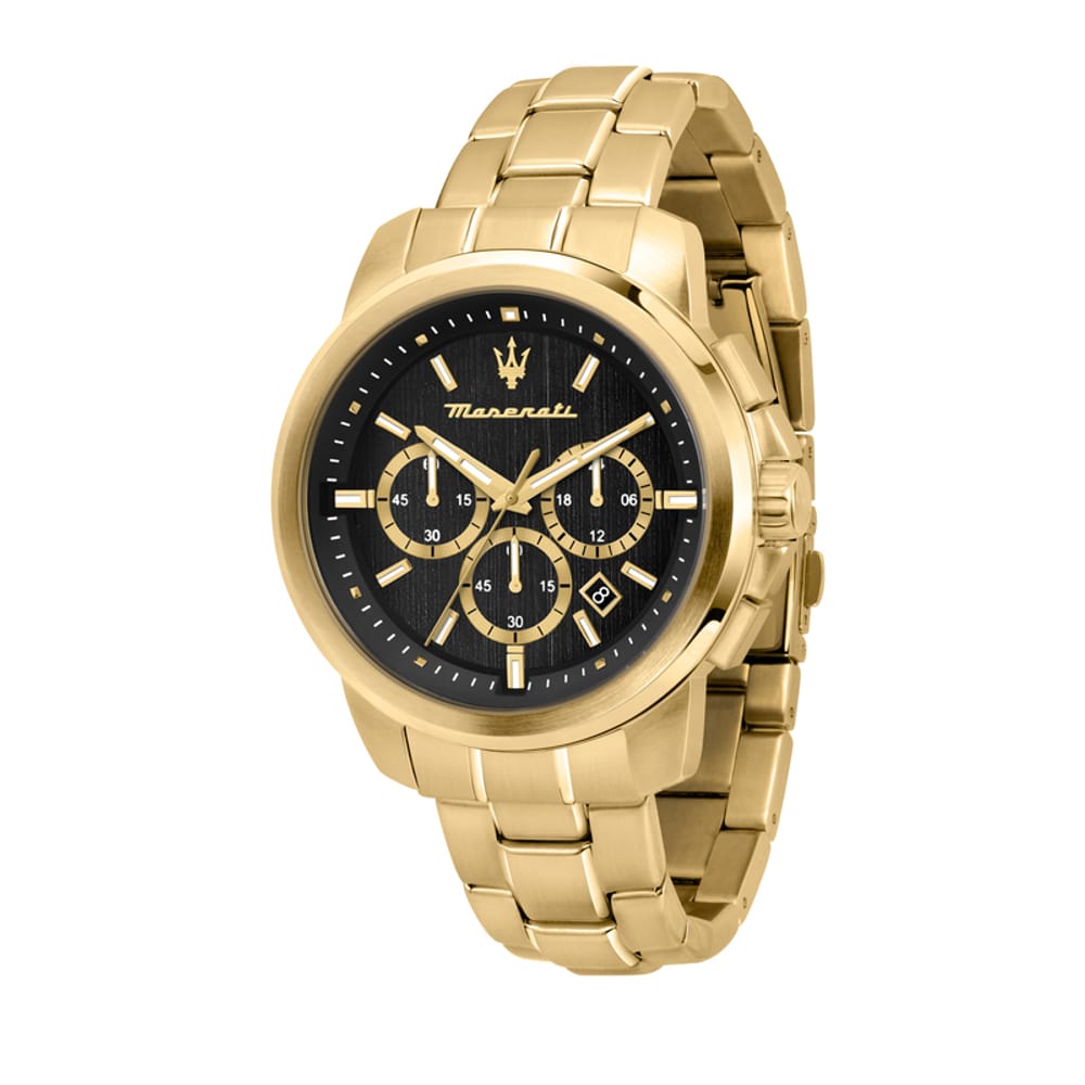 L'orologio Maserati Successo, un gioiello di lusso per l'uomo moderno. Design elegante e materiali pregiati per un accessorio senza tempo.