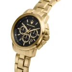 L'orologio Maserati Successo, un gioiello di lusso per l'uomo moderno. Design elegante e materiali pregiati per un accessorio senza tempo. (Vista 2)